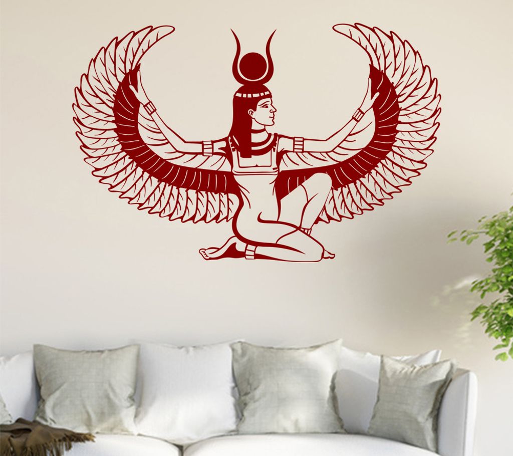 Isis Wandtattoo in 6 Größen - Wandaufkleber Wall Sticker - Dekoration, Küche, Wohnzimmer, Schlafzimmer, Badezimmer