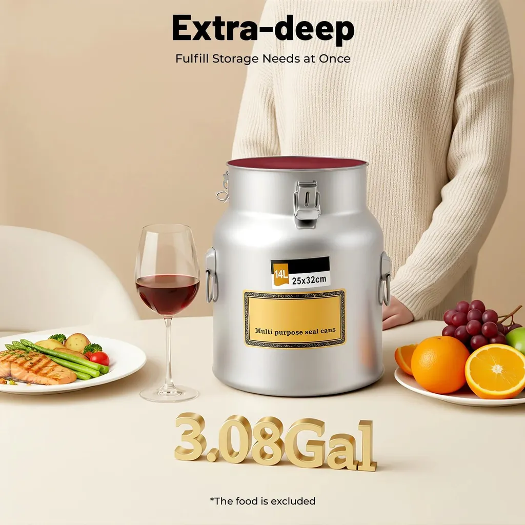 Contenitore professionale in acciaio inox per alimenti isolato per la Contenitore professionale in acciaio inox per alimenti isolato per la