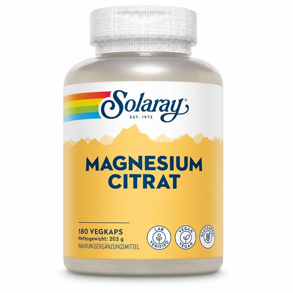 Solaray Magnesio Citrato 400 mg di Magnesio Elementare per Immagine del prodotto 