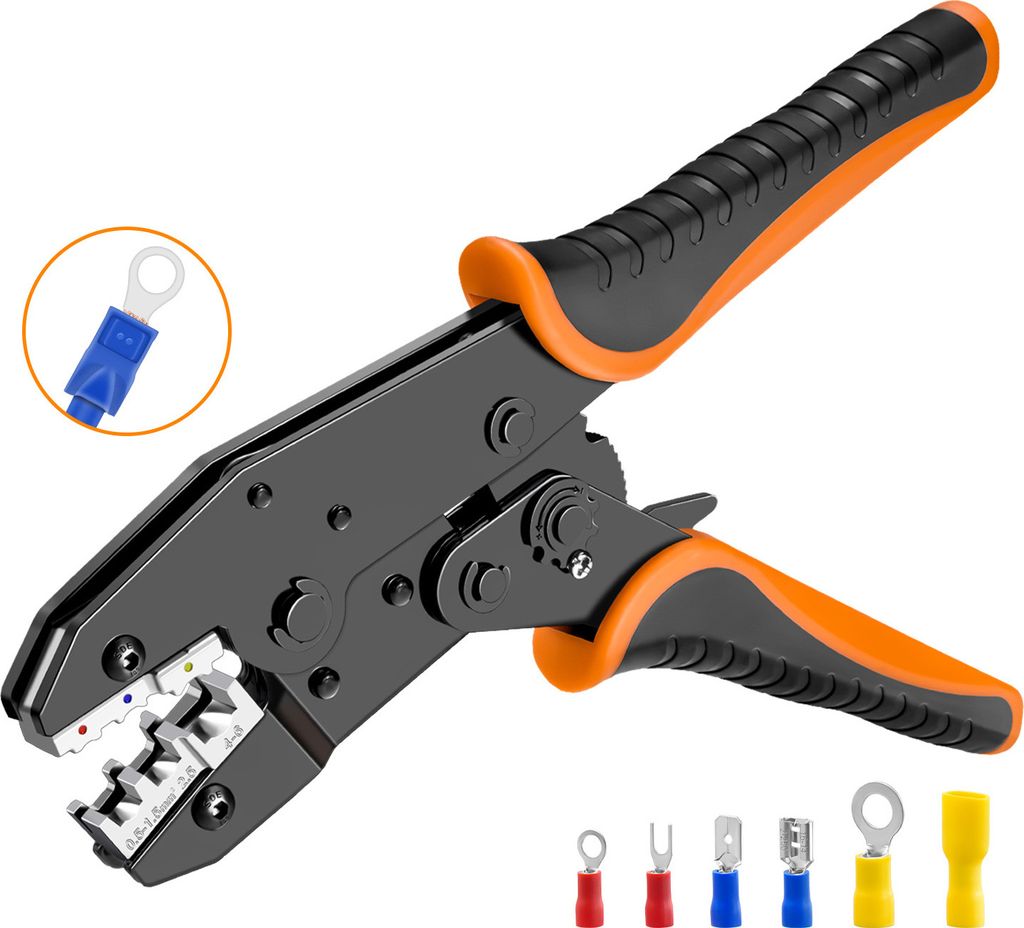 Crimpzange Kabelschuhe Kabelschuhzange fš¹r 0,50-6,00 mm? Kabelschuh Zange, Crimpzangen, Krimpzange, Crimp Zange, Presszange