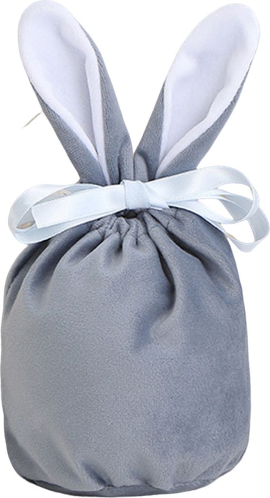 Ostern Süßigkeitentasche Super weiche Hasenohren Design feine Textur Nicht verblüffende Trage Resistant Decorative Stoff Ostern Kaninchen Süßi...