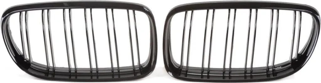 Paire de Grilles de Calandre Doubles Lames pour BMW E90 Berline Facelift