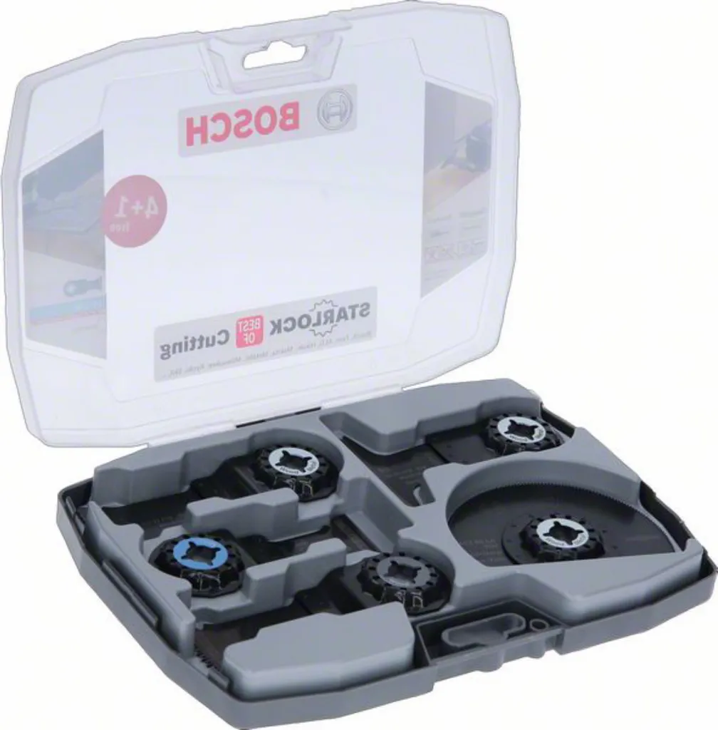 Bosch 2608664131 Starlock Set 5 Lame Multitool Professionale Taglio Legno Metallo - 6