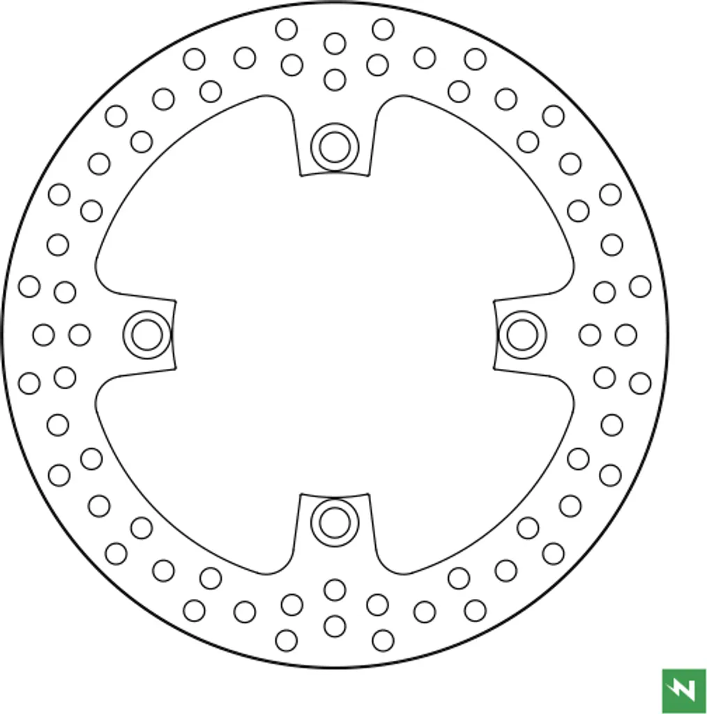 Disque de frein rigide 240mm DF5276A pour remplacement entretien roue