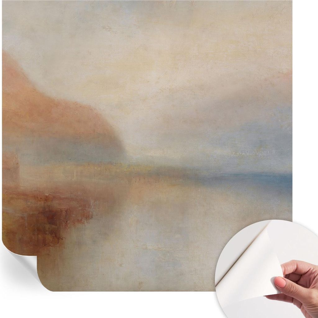 Selbstklebende Wandtapete - Dekorative Tapete für Wohnzimmer - Klebefolie für Wandbilder - Tapetenfolie für Wanddekoration - 250x250 cm - Äther...