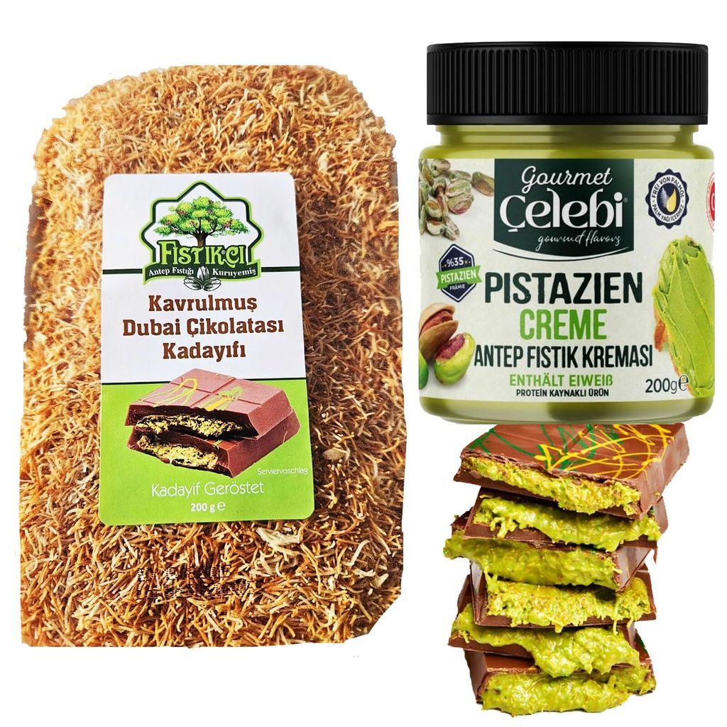 gebrauchsfertig gerösteter Teigfäden Kadayif für Dubai Produktbild 