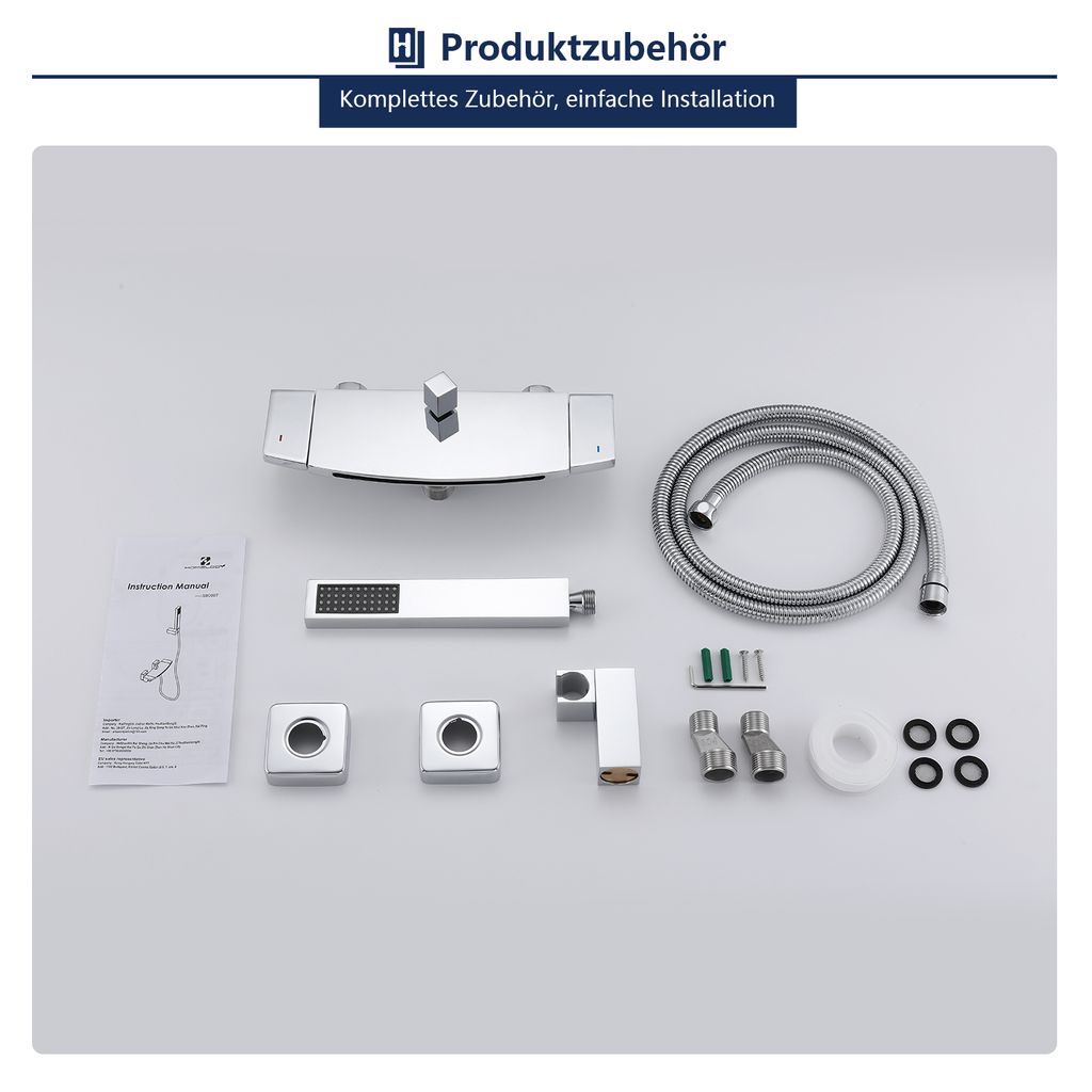 Duschsystem Homelody，Badezimmer Duschgarnitur 2 Produktbild 9
