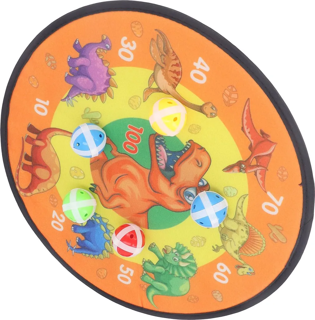Jeu de tir de précision pour enfant cible dinosaure et balles scratch