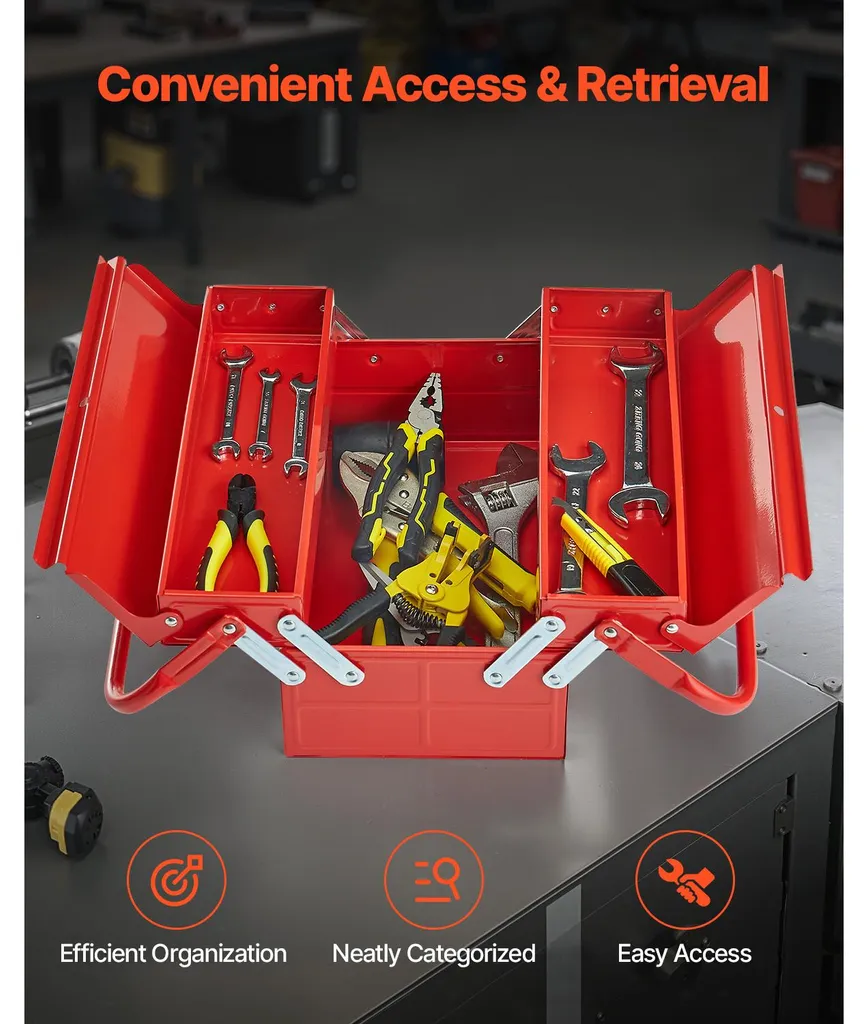 Solution de transport pour outils avec verrouillage de sécurité rouge - 4