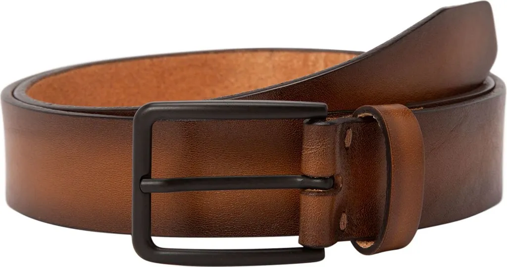 LLOYD Pelle cintura Men's Leather Belt W90 Cognac marrone - 1