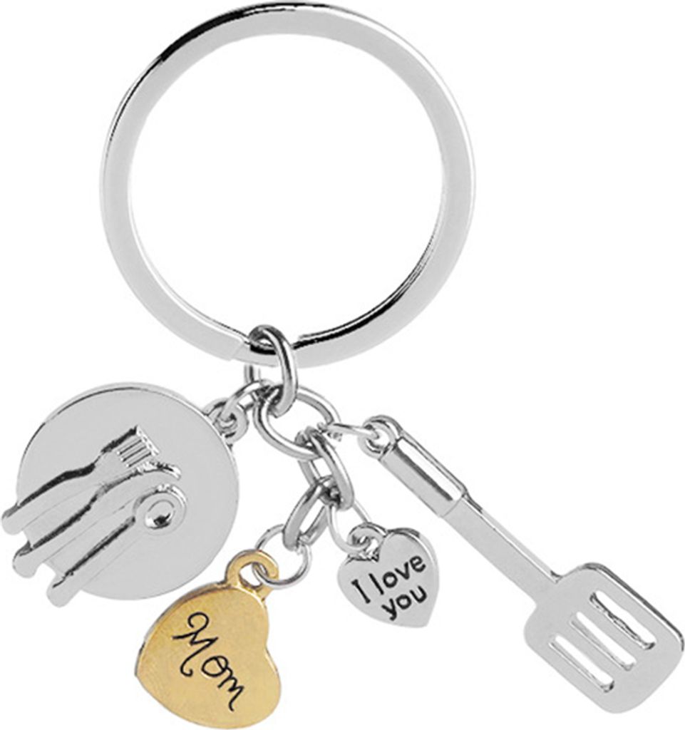 Kreativer Schraubenschlüssel, Spachtel, Mama, Papa, Liebe, Herz, Schlüsselanhänger, Vater-/Muttertagsgeschenk-Mama