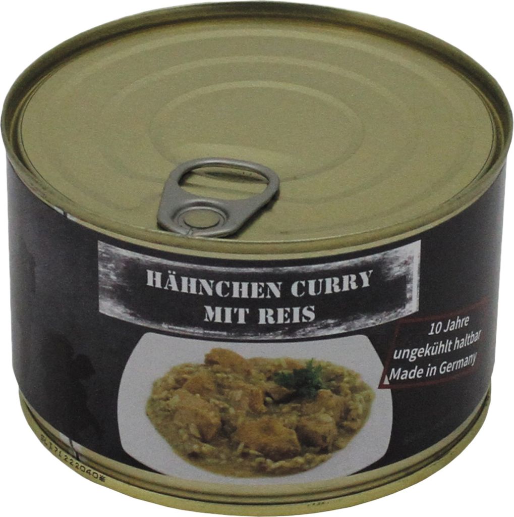 MFH Hähnchen Curry mit Reis Vollkonserve 400 g