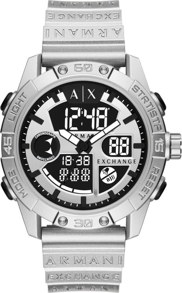 Armani Exchange AX2965 D-BOLT Uhr Herrenuhr Datum Alarm Produktbild 