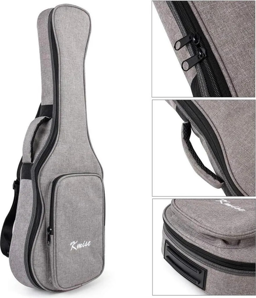 Housse Ukulélé 26 Pouces Tenor avec Double Sangle et 3 Médiators Offerts - 4