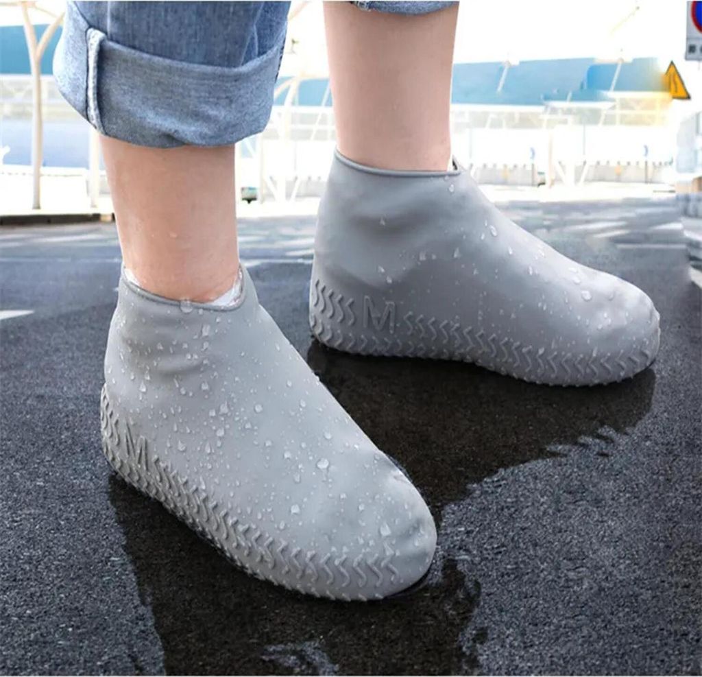 Wasserdichte Schuhüberzüge in Grau – XL KP35790 Produktbild 