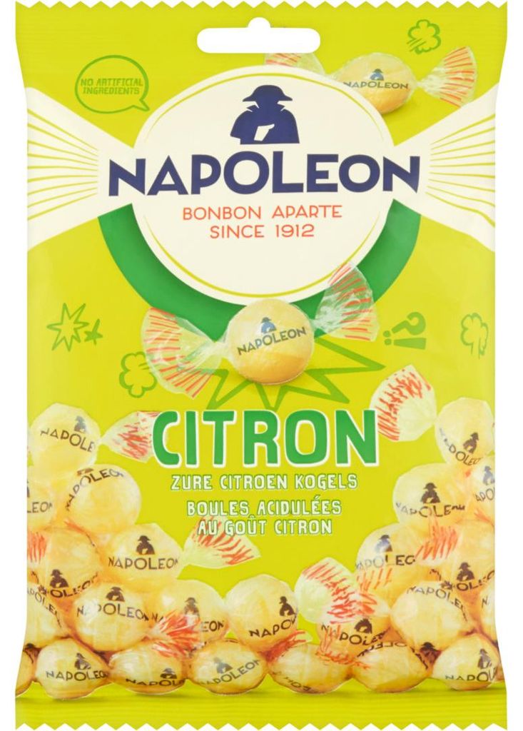 Napoleon Citroen lempur kogels (150 gr) Productafbeelding 