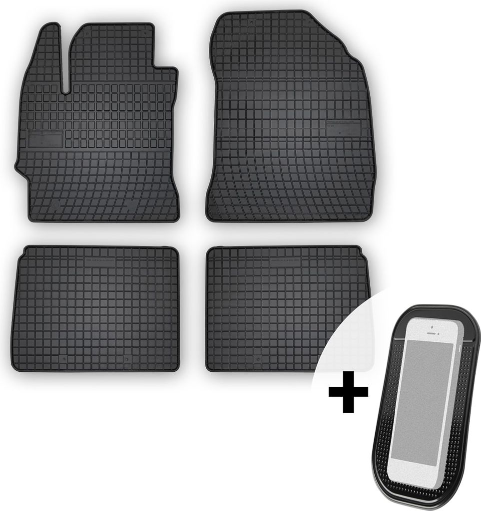 Gummimatten Auto Fußmatten Automatten Passgenau 4-teilig Set - passend für Toyota Corolla XI 2013-2019