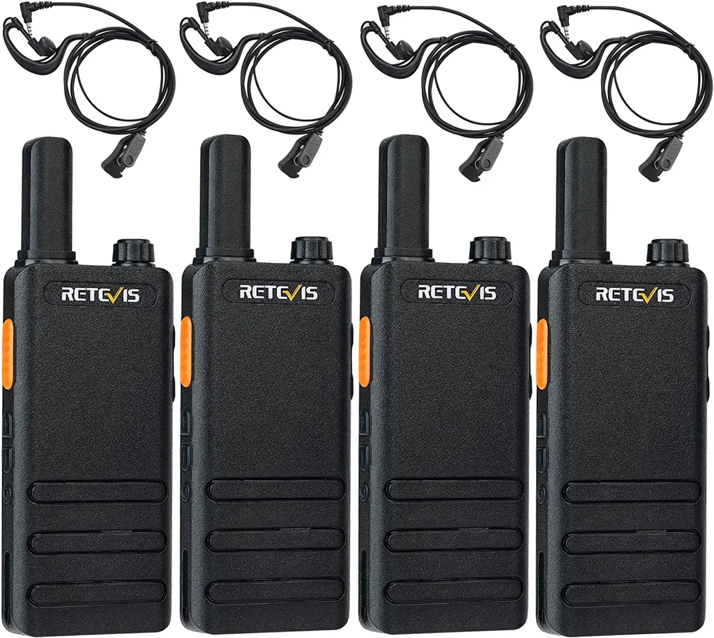 Talkie-Walkie Ultra-Mince 15mm Retevis RT622P USB-C Batterie 1620mAh