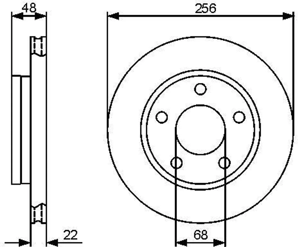 Disque de frein de rechange pour contrôle technique Audi A4 et Passat