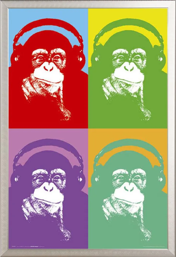 Set Poster Steez + Cornice Shinsuke Argento | Idea Regalo Originale