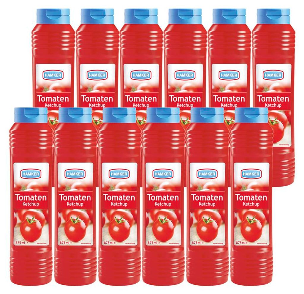Hamker Tomaten Ketchup für Pommes Steak und gegrilltem Produktbild 