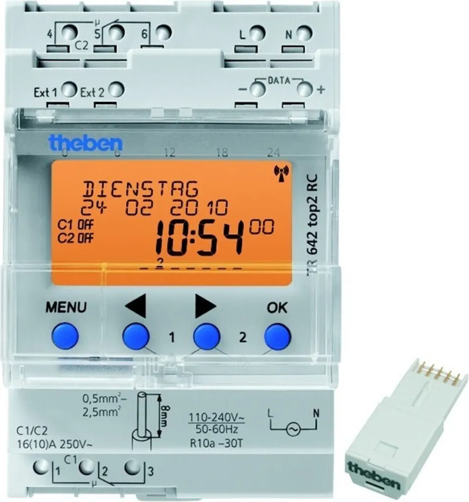 Réduisez vos factures avec l'horloge numérique TR 642 top2 RC haute précision