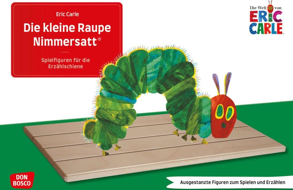 Die kleine Raupe Nimmersatt. Erzählschienen-Figurenset