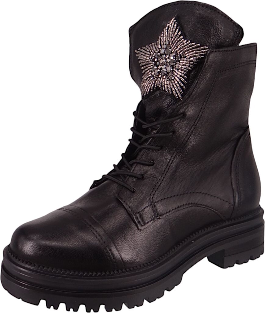 Mjus Damen Elegante Stiefelette Doble M77277-101 Schwarz