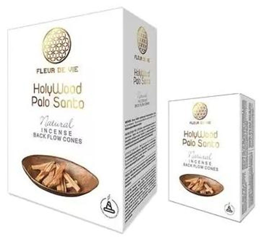 Fleur de Vie backflow Cones "Holy Wood Palo Santo" 10 Stk (Rückfluss Kegel)