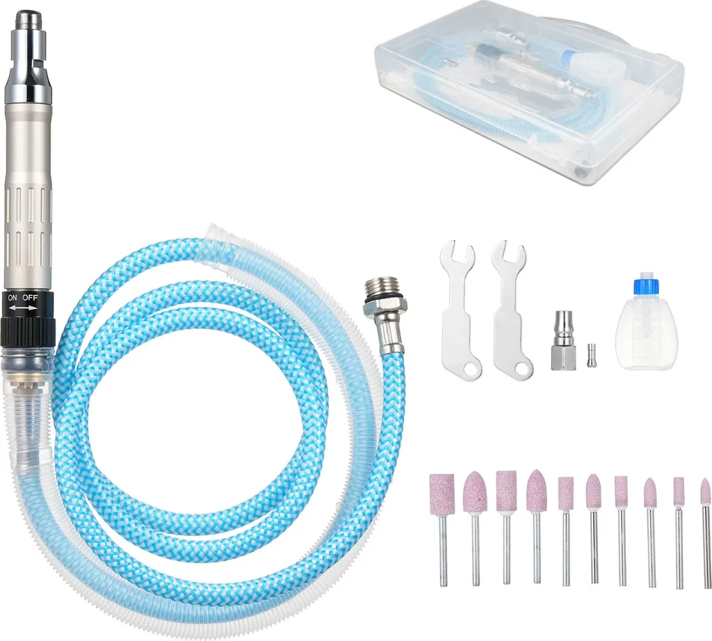 Smerigliatrice Pneumatica a Matita Professionale 65000 RPM Kit Completo
