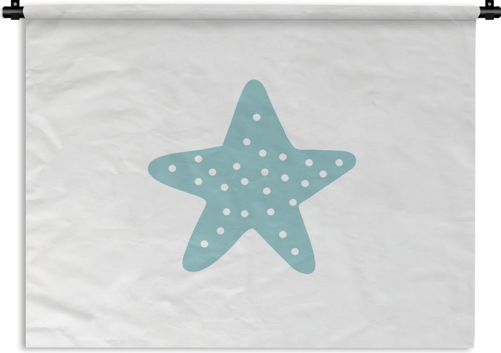 MuchoWow Wandteppich Wandbehang Stern - Punkte - Pastell - Mädchen - Jungen - Kinder 120x90 cm Tapisserie Dekoration Wandtuch - Wohnen - Aufhän...