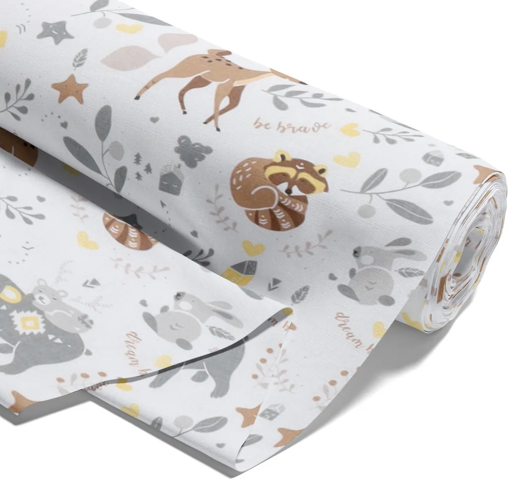 Tissu coton antistatique pour doublure et couture - 2m x 160cm Cerf