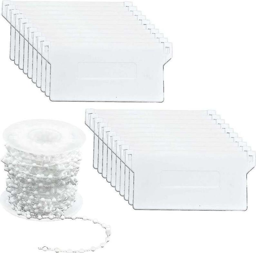 Rollokette 1 Stück, Kettenverbinder Für 89mm Lamellen, Robuste Kunststoffverbindung Für Rollo Ketten, Ideal Als Ersatzteil Für Jalousien Im Woh...