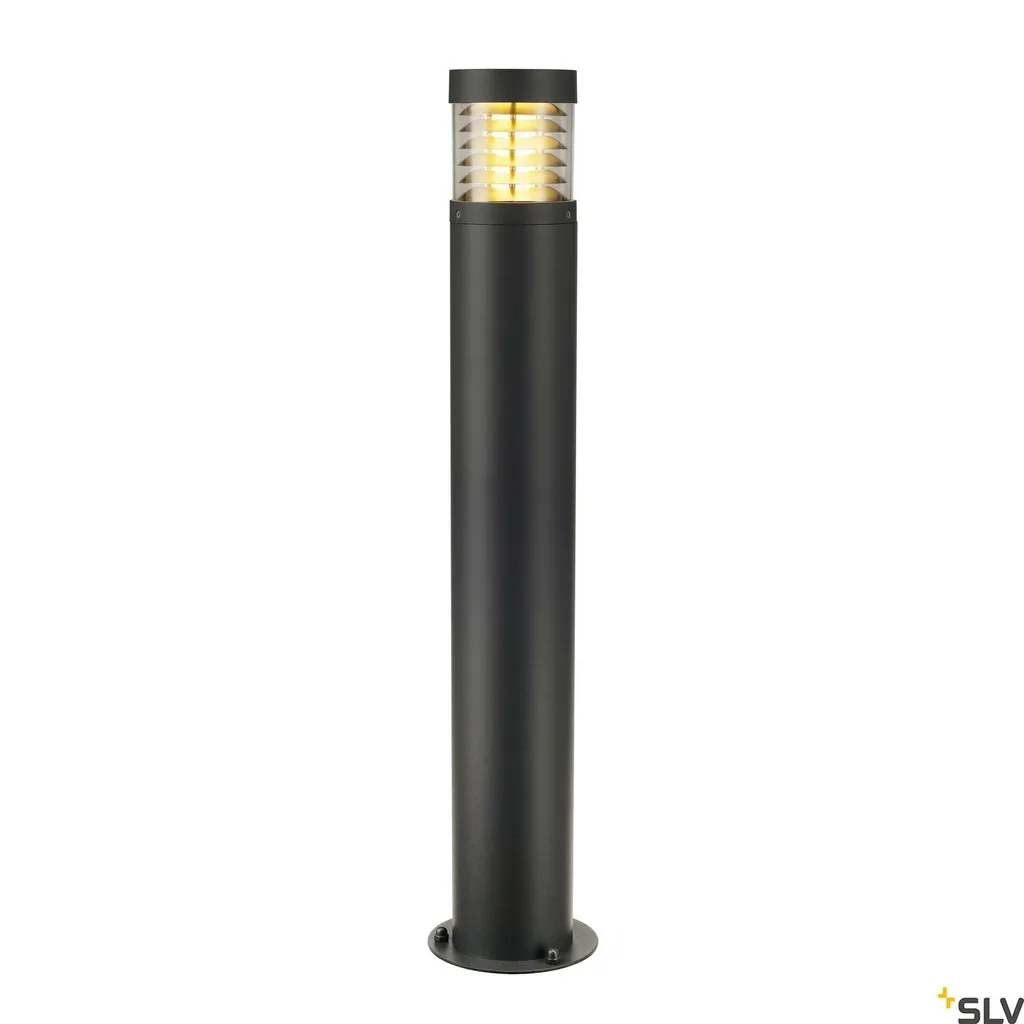 Éclairage de Chemin F-POL pour Jardin et Terrasse - Borne Anthracite E27