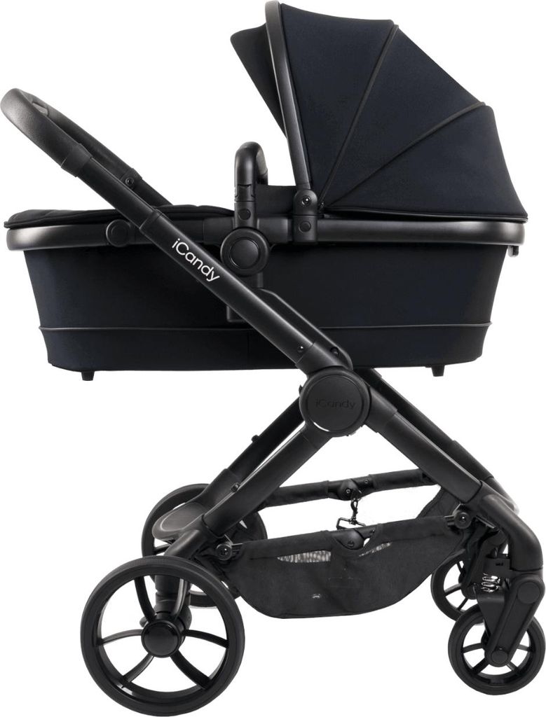 ICandy Peach 7 Kinderwagen 2-in-1 - Essential Bundle - Black | Neue Kinderwagen
