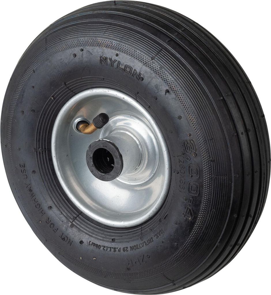 Luftrad C90.262,260/85mm Nabenl.75,Bohr.20,RillenpRL,Gummi Produktbild 
