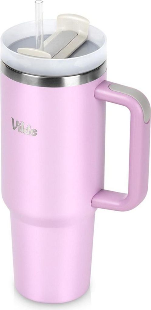 Vilde | Termohrnek - 1,2 l - 15x10x27 cm - růžový - Obrázek produktu 