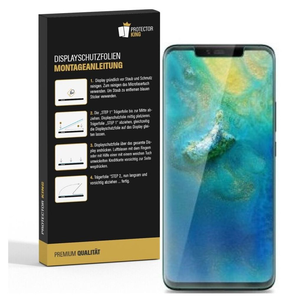 2x Panzerfolie für Huawei Mate 20 Lite ANTI-SCHOCK Displayschutzfolie HD KLAR