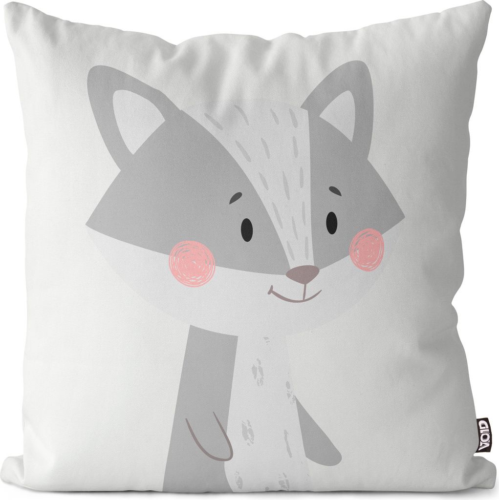 VOID Waschbär Tierkinder Cartoon Kissenbezug Kissenhülle Sofakissen Kissen Deko Outdoor-Kissen Dekokissen