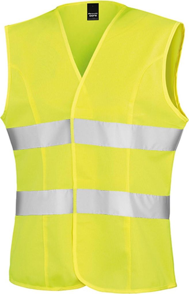 Result Core R334F | Damen Sicherheitsweste High Viz Tabard / leicht figurbetont - Farbe: Fluorescent Yellow - Größe: XXS