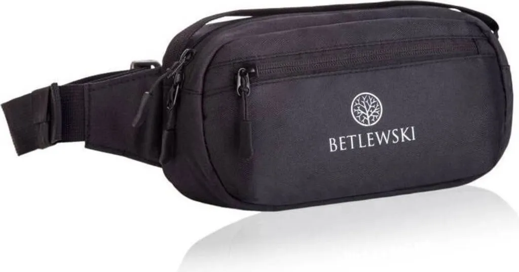 Betlewski EPO4238CZARNY - Borsello Uomo Pelle Elegante da Ufficio
