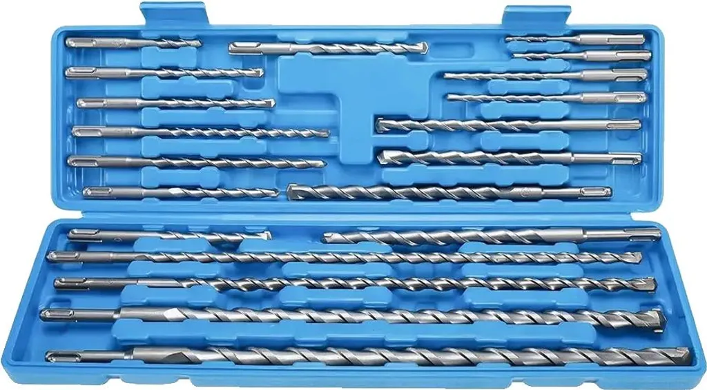 Pack 20 forets SDS Plus anti-casse pour percer béton dur sans effort