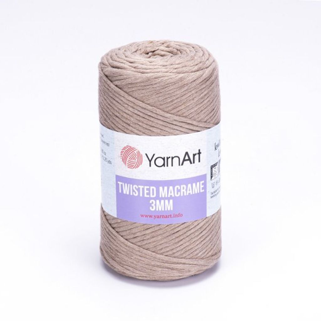 Gedrehtes Makramee-Garn, 3 mm, 250 g, 768 Produktbild 