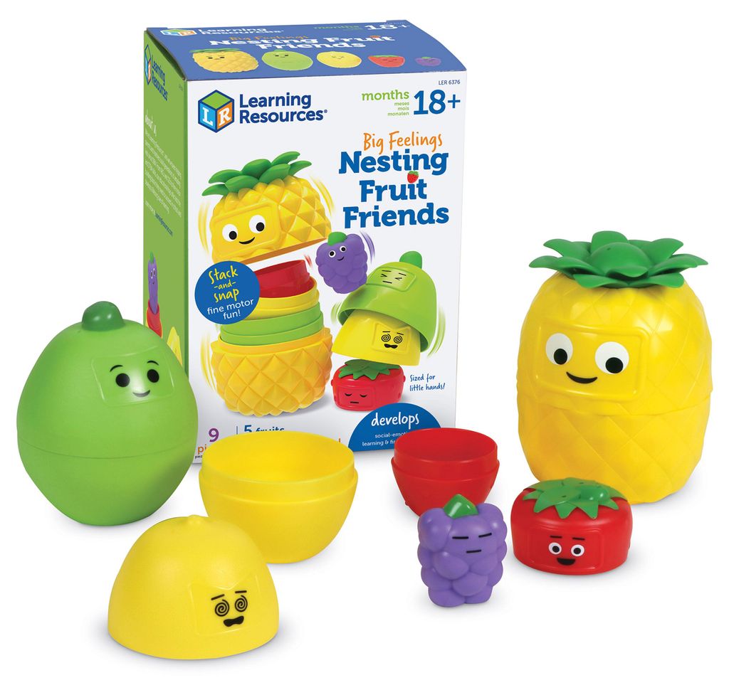 Learning Resources Lernspielzeug Big Feelings Nesting Fruit Friends