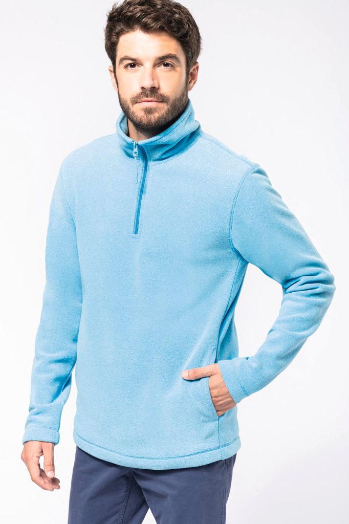 Kariban Herren Fleecepullover Fleece Pullover Sweatshirt Fleecejacke, Größe:3XL, Farbe:Purple