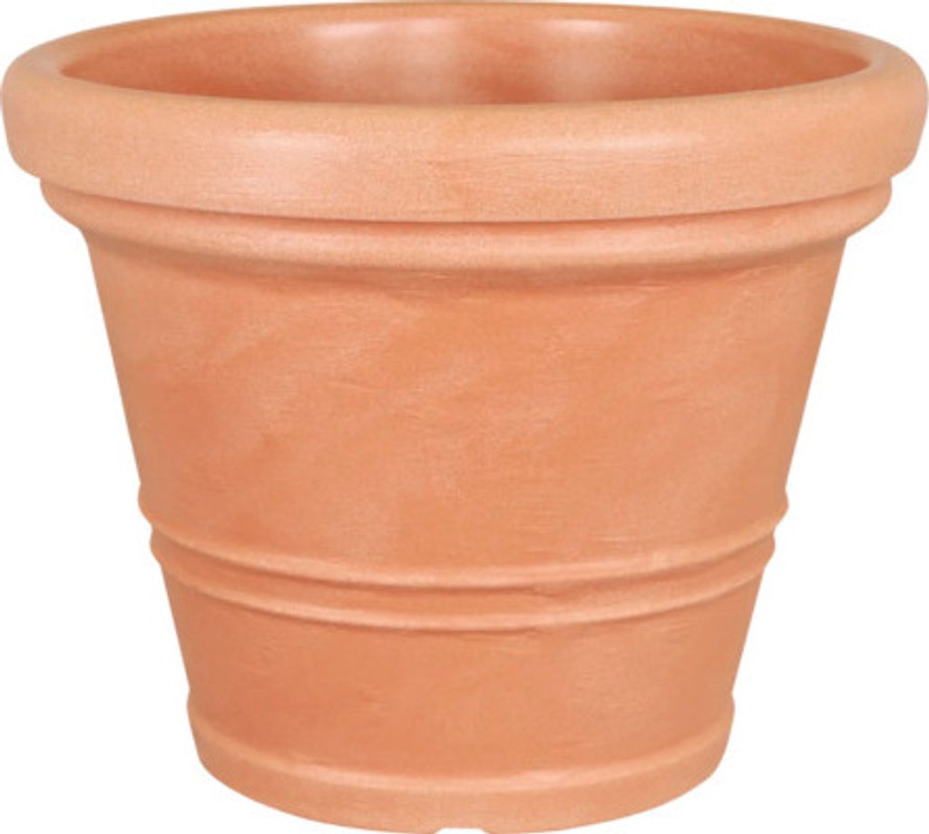 Pflanzkübel geli Milano Kunststoff Ø 70 cm H 56 cm terracotta