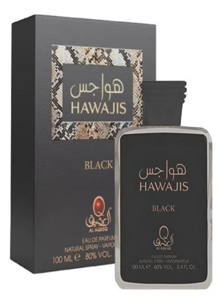 Al-aqeeq Hawajis Black Eau de Parfum 100ml für Männer