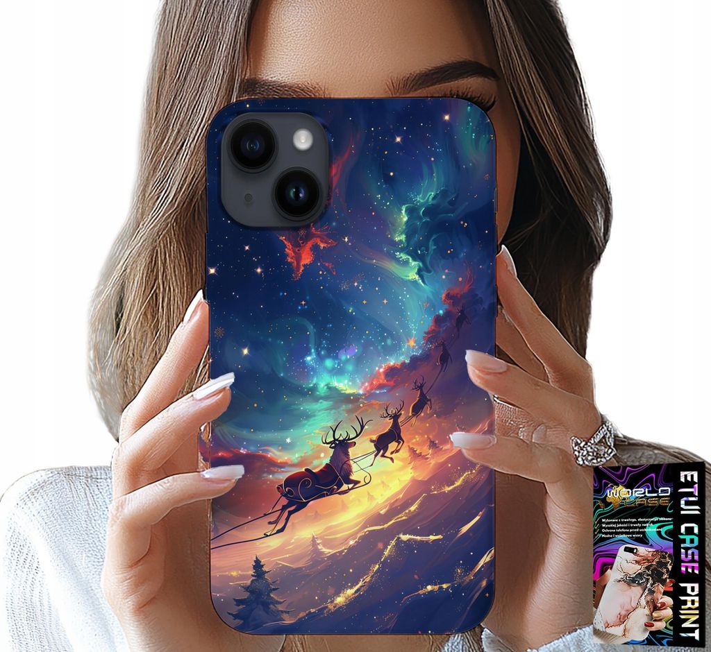 Hülle Für Iphone 14 Plus - Rentier Süsses Rentier Weihnachtsdesign