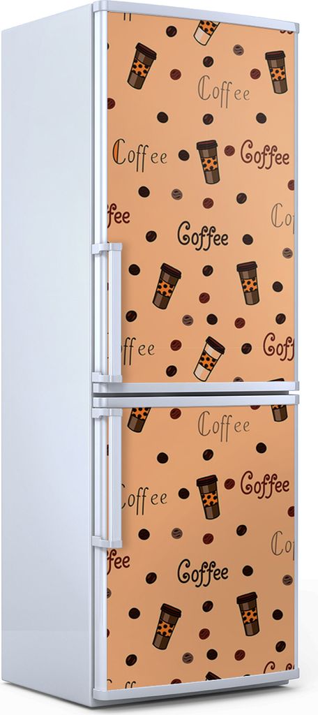 Magnete Dekorative - 60 cm x 180 cm - Küche Magnetmatte Kühlschrankmagnete - Tassen Kaffee Kaffeebohnen