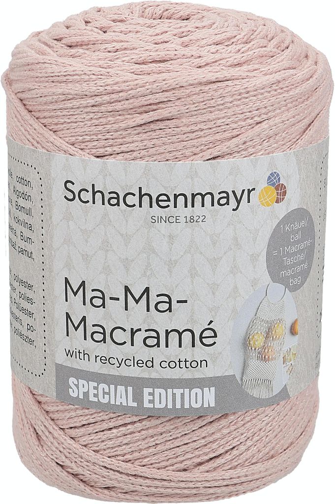 Schachenmayr Ma-Ma-Macramé, 250g Rose Handstrickgarne Produktbild 1